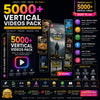 5000+ Vertical Videos Pack – Ready-to-Use Reels, Shorts & Viral Content Bundle